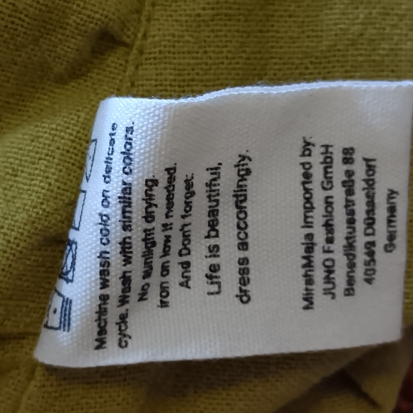 Mirah Maja Orchid tie top pistachio large - Picture 9 of 13